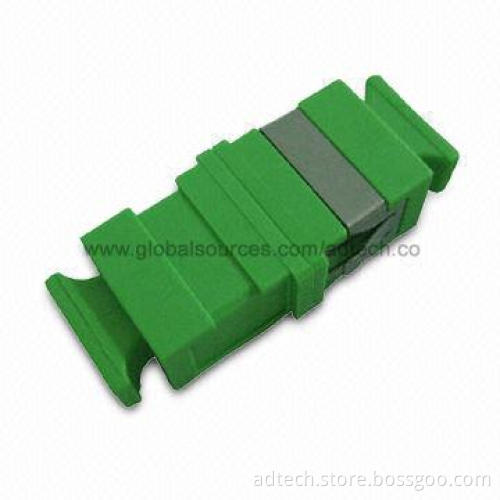 SC/APC Adapter/Connector, SM Simplex with ≤0.2dB Insertion Loss and Ceramic Sleeve
